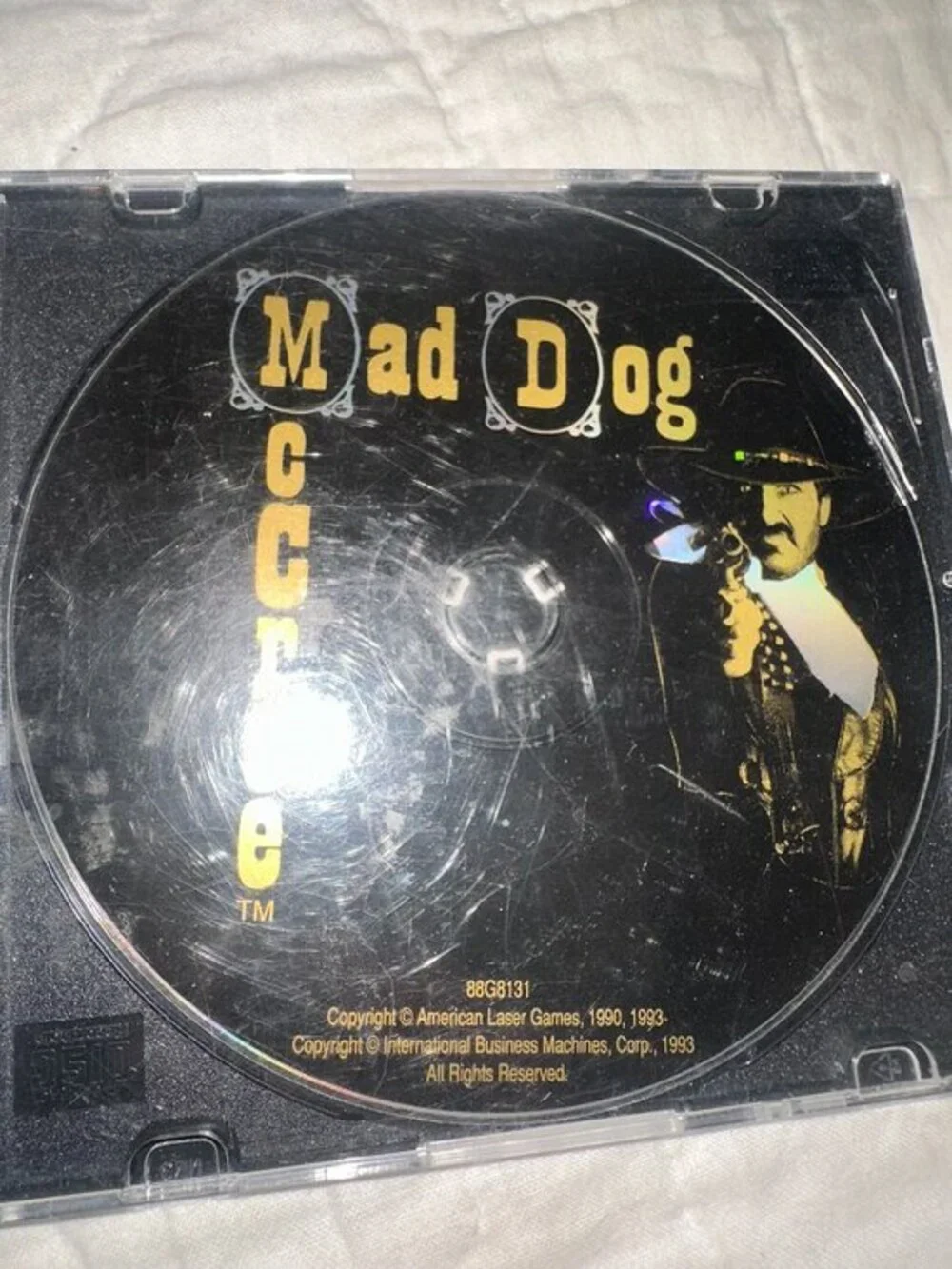 Mad Dog McCree PC CD ROM Game American Laser Games Western Shooter